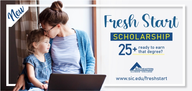 Graphic for the Fresh Start Scholarship