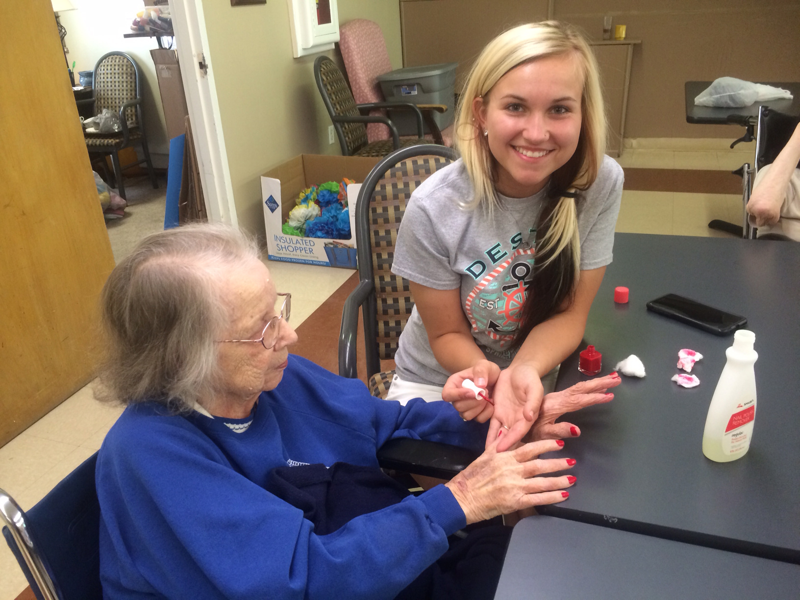 Circle K Visits Saline Care