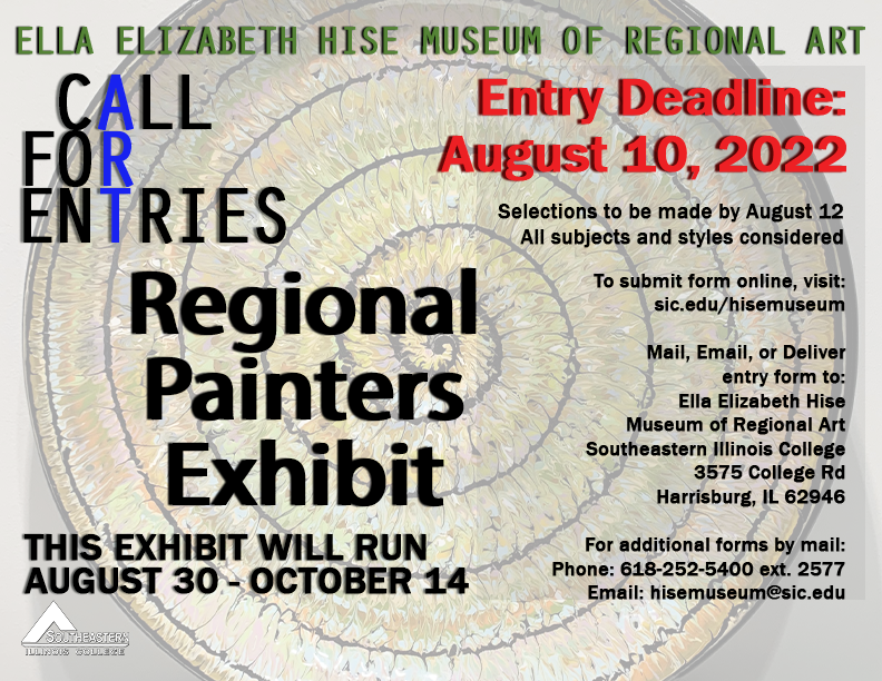 Flyer Call For Entries Regional Painters Exhibit