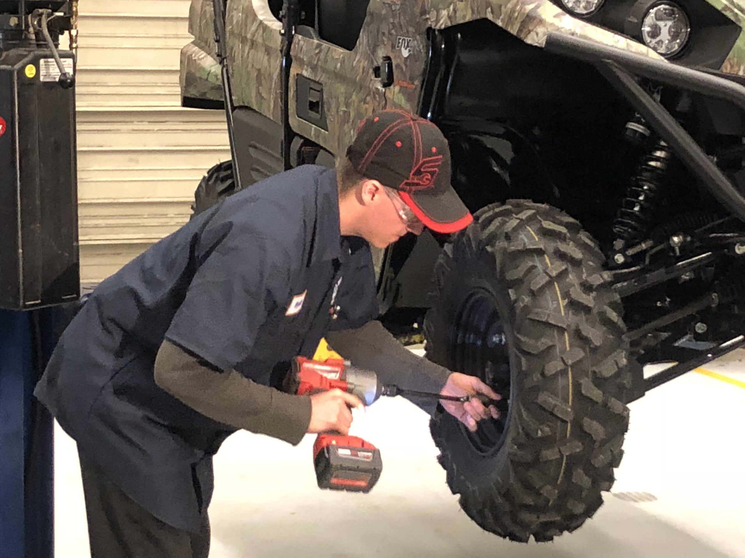 Current Diesel Technology student Wyatt Hall plans to get his PowerSports Technology certificate next year.