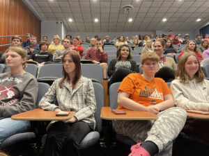 Large Audience For Abell Lecture