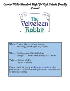 CMS Schools present The Velveteen Rabbit