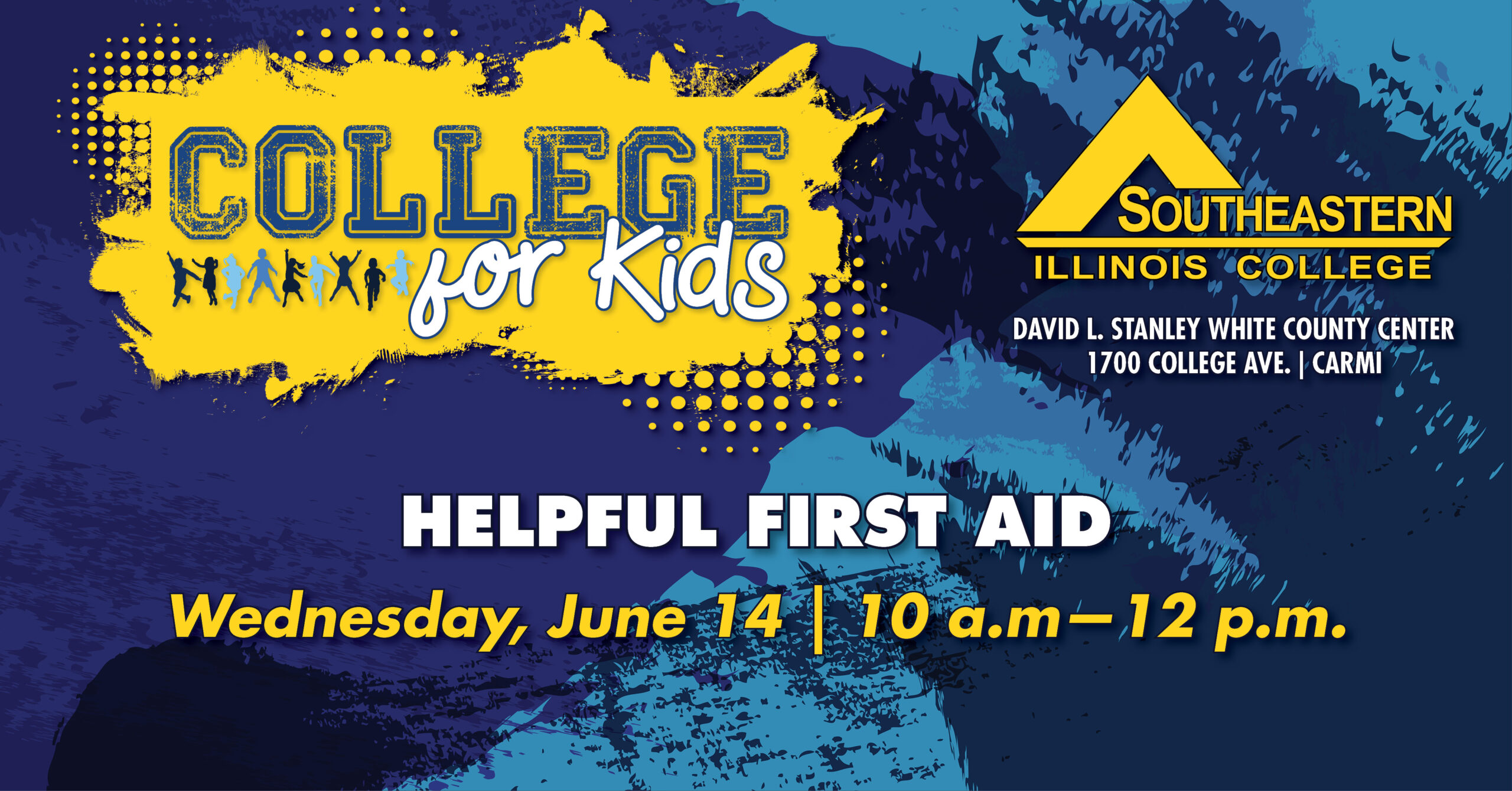College for Kids' Helpful First Aid at SIC's Carmi campus