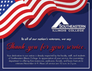 Veteran Free Cosmetology Services
