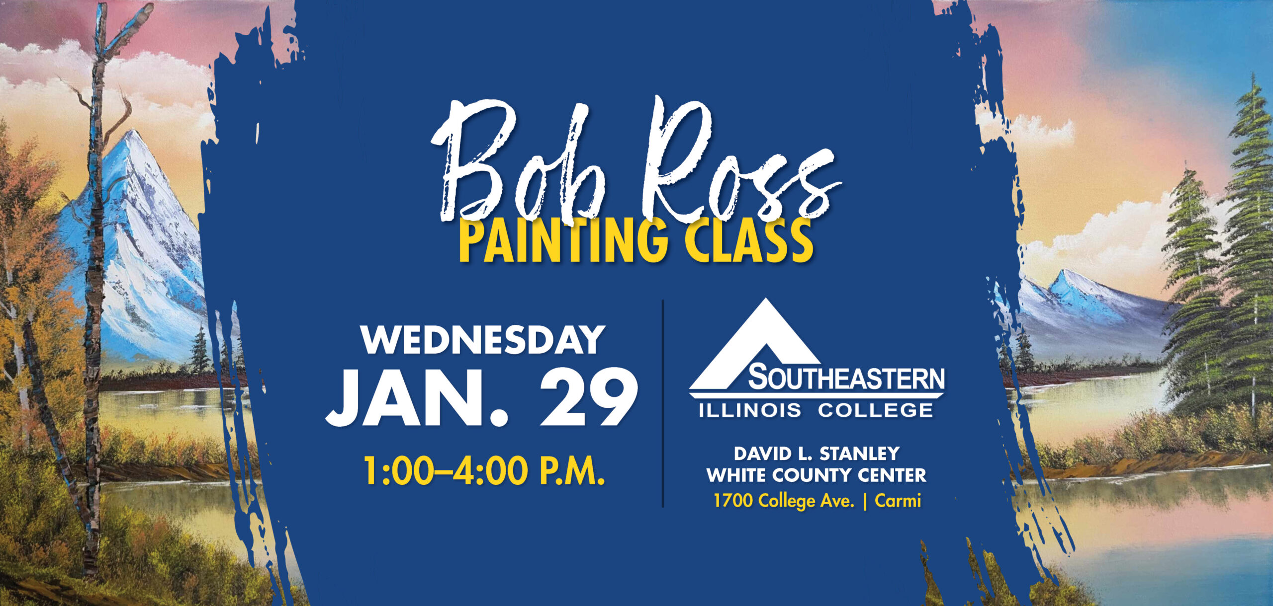 Bob Ross Painting Class