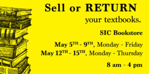 May 2025 Sell or return textbooks