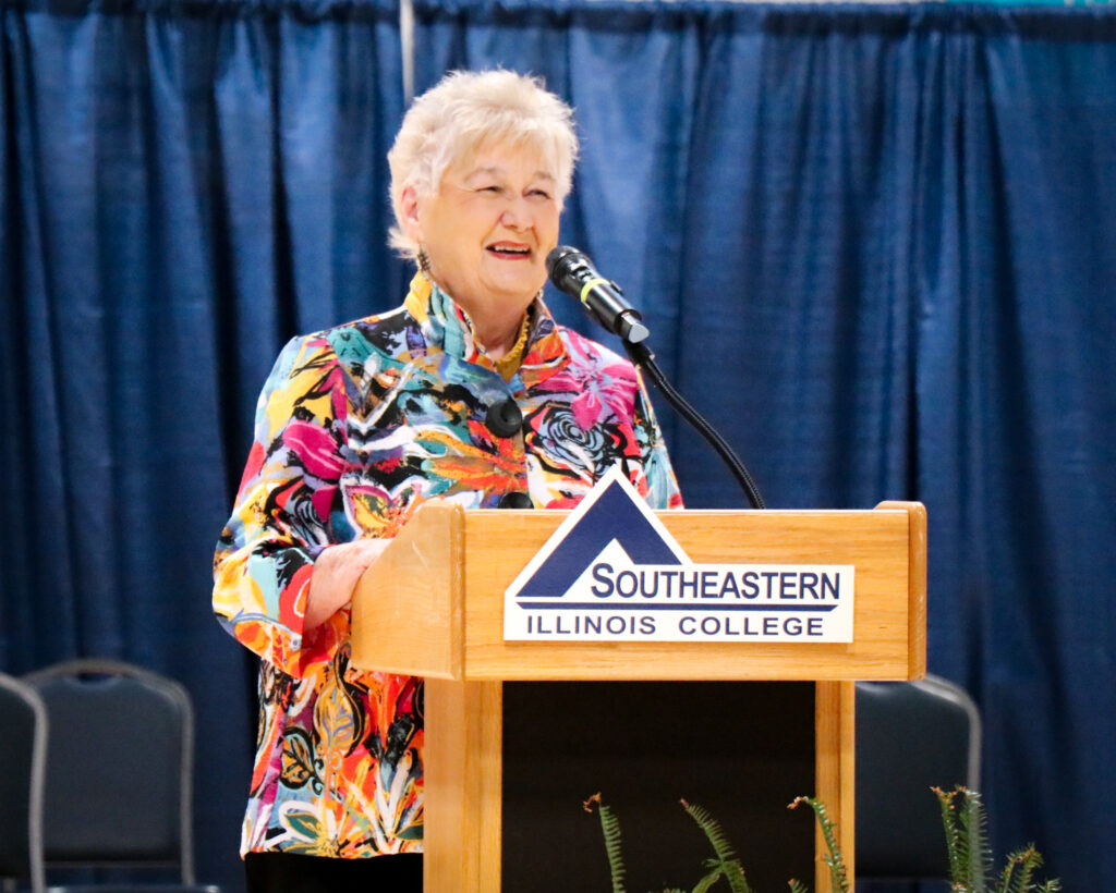 Dr. Gynelle Baccus Shares A Laugh And Advice With Nursing Graduate