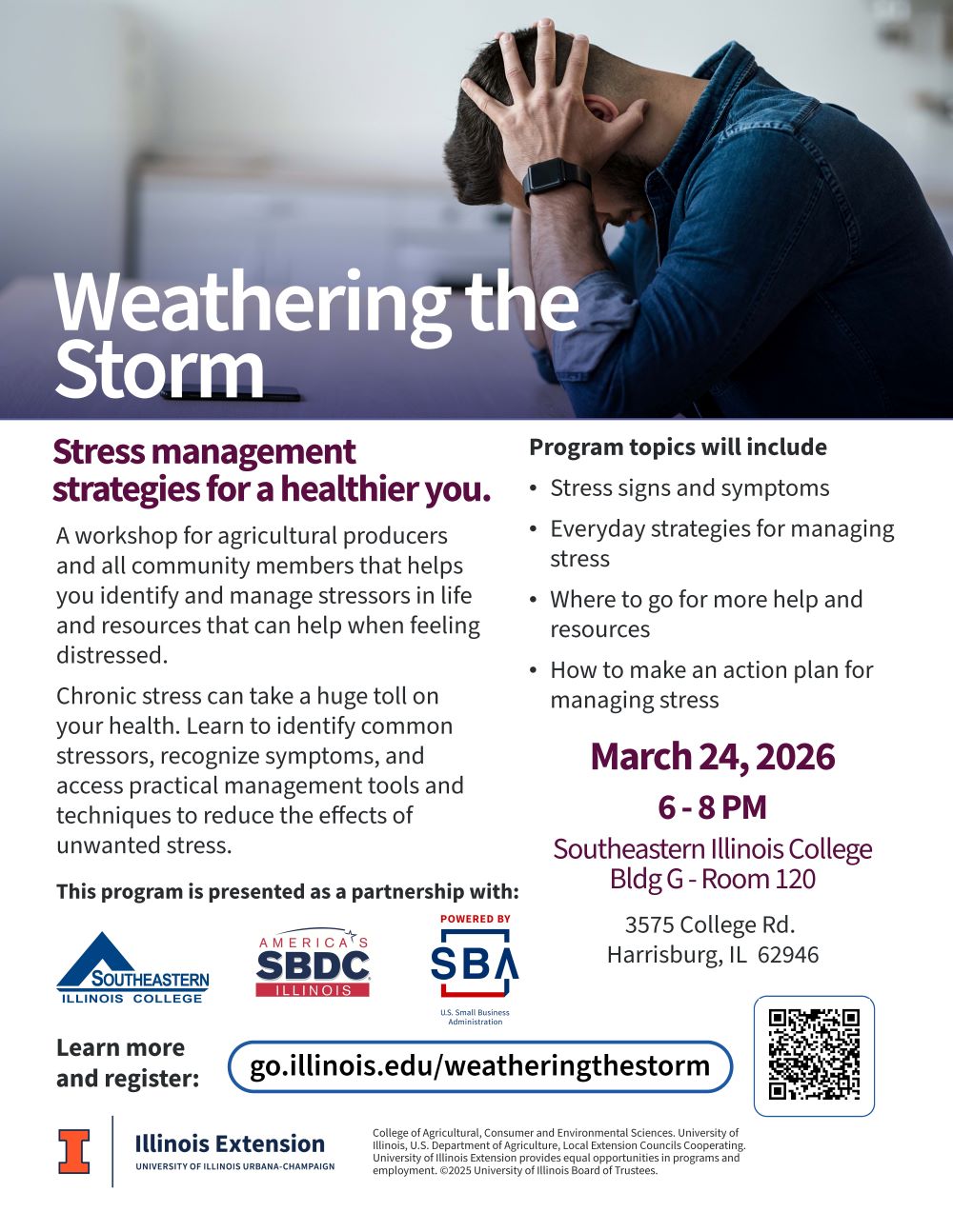 ag mental health workshop