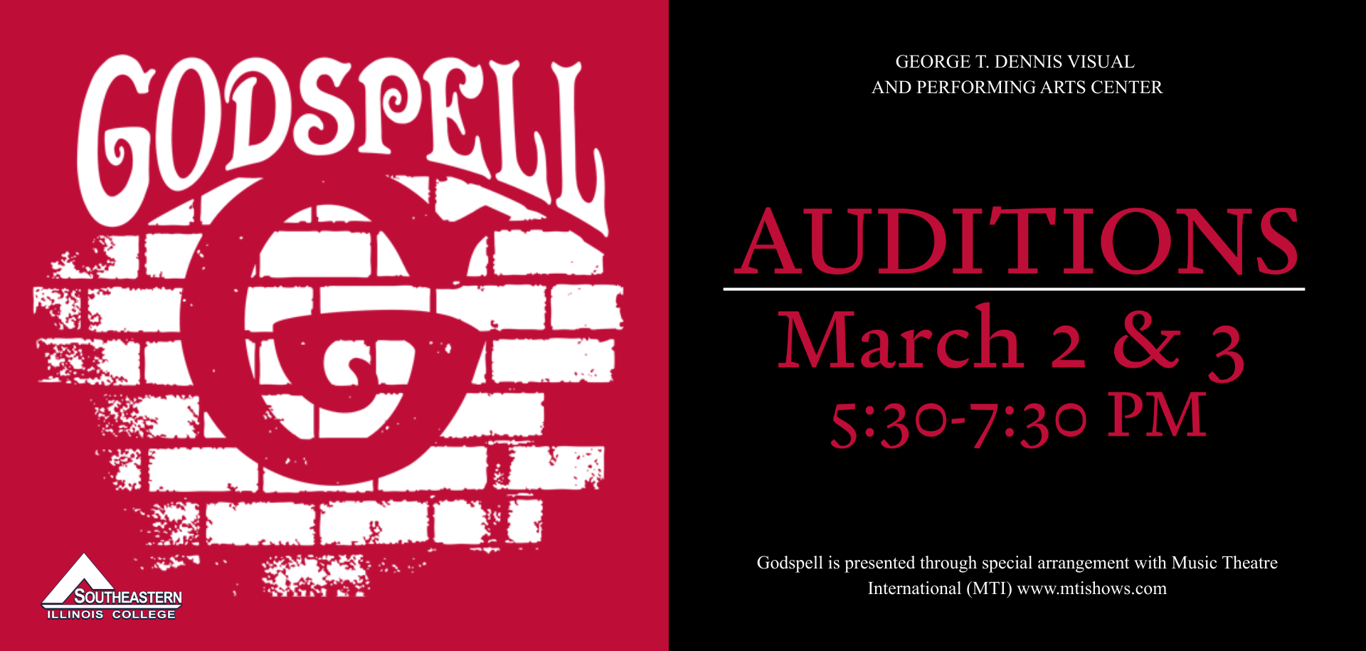 Godspell Auditions