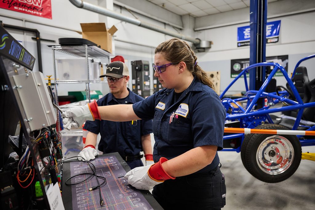 Alli Prentice and Nicholas Neal on Switch Vehicle