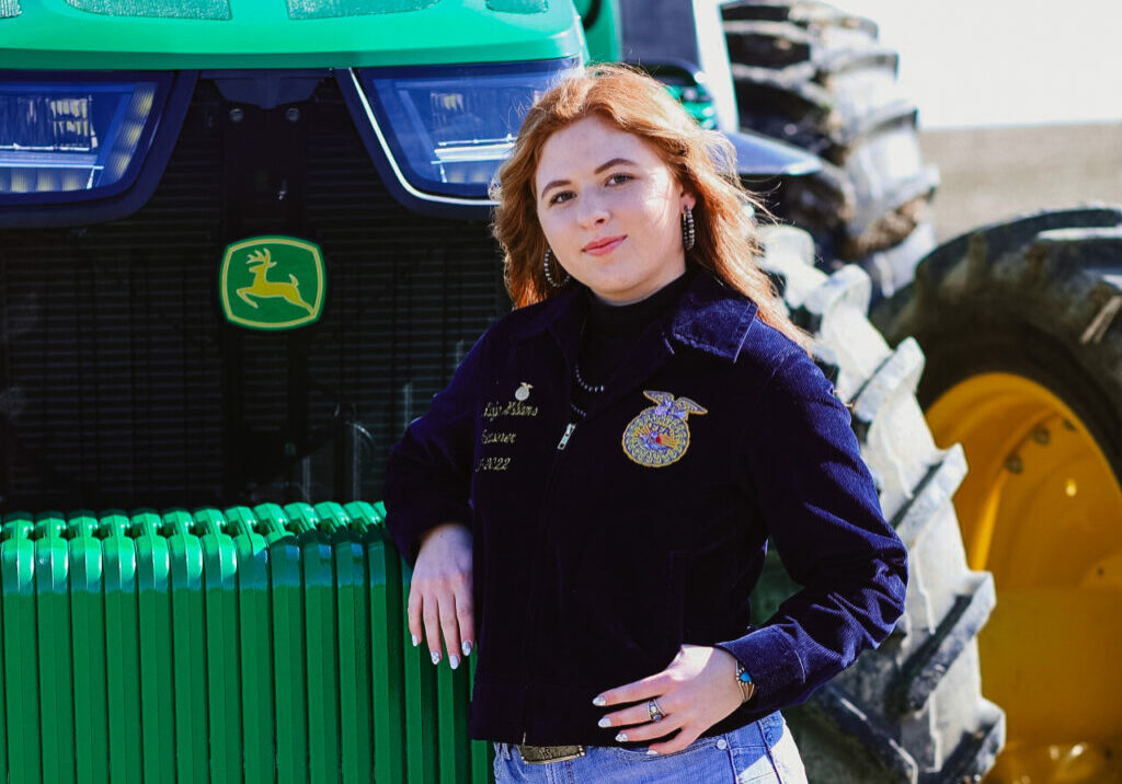 FFA Student Kailyn Standing
